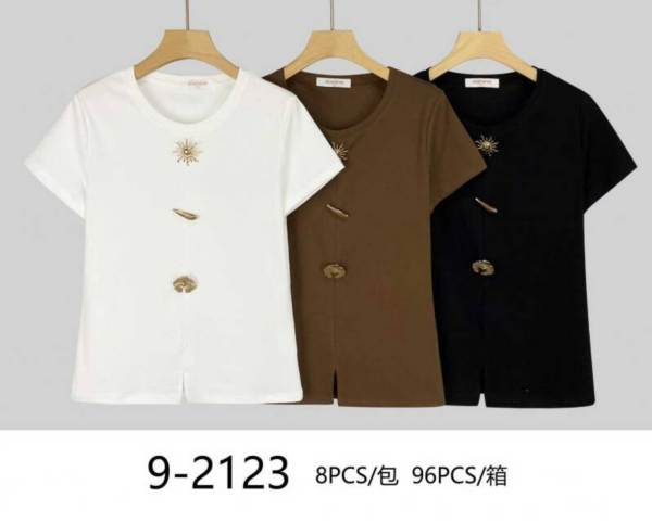 Bluzki damskie Roz Standard, Mix Kolor Paczka 8 szt 1